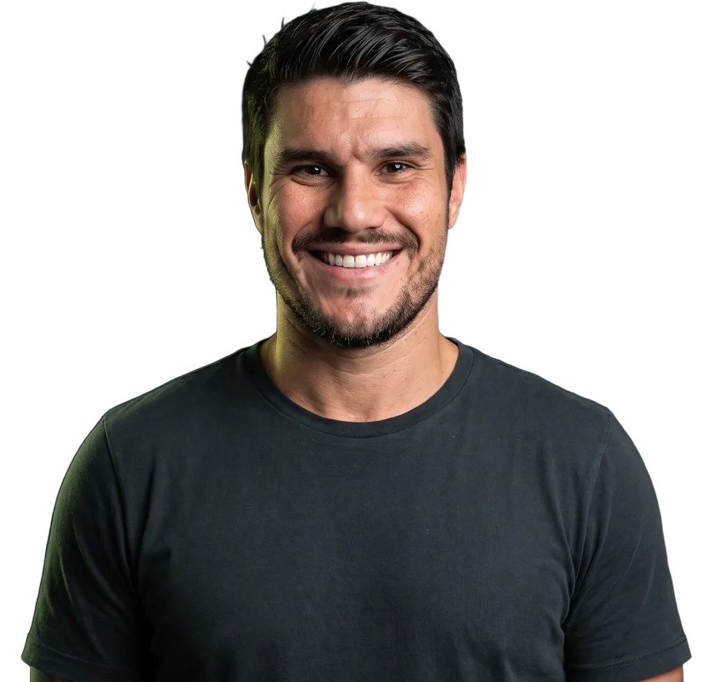 Murilo Voznak, sorrindo